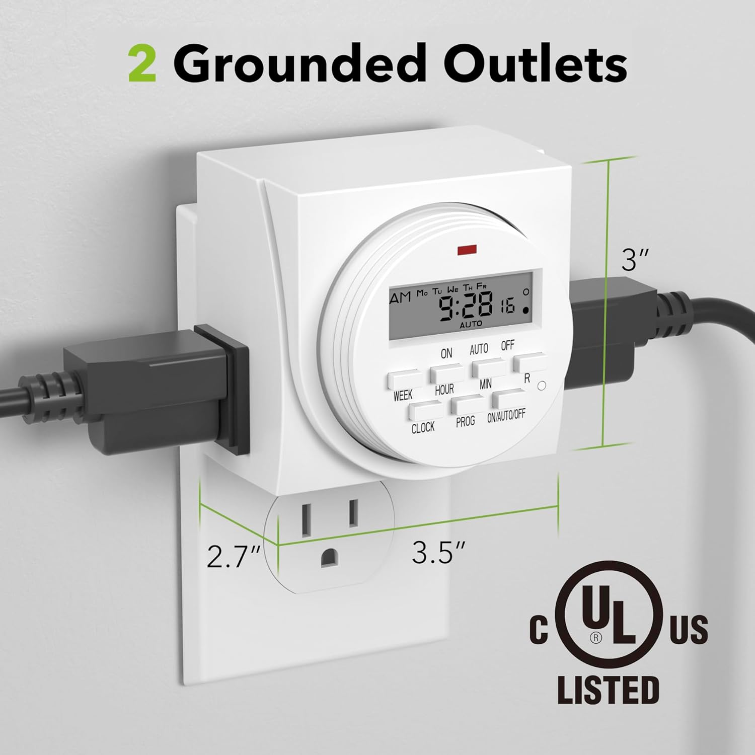 BN-LINK 7 Day Heavy Duty Digital Programmable Timer